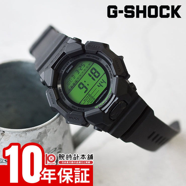 カシオ Gショック G-SHOCK GD-010BEG-1JF 男性 黒 緑