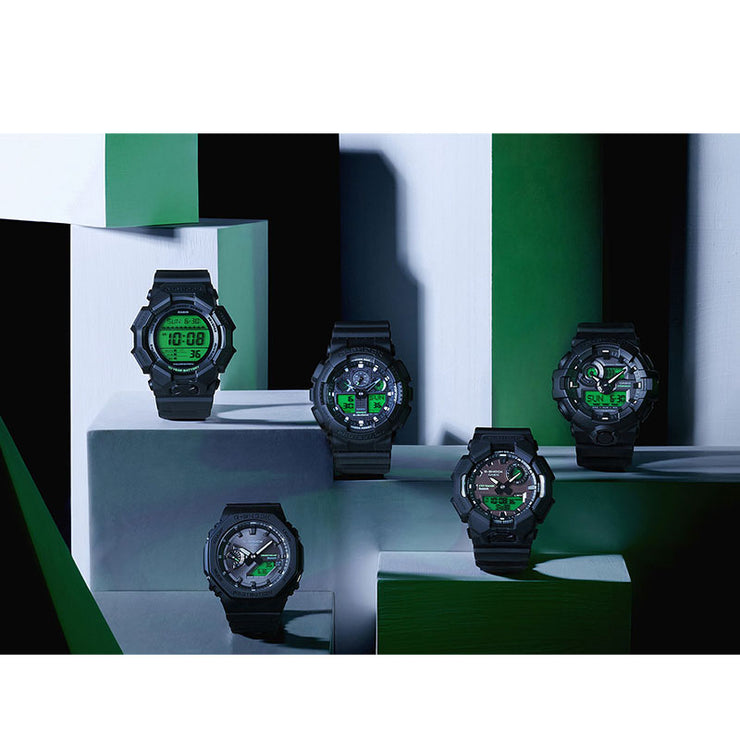 カシオ Gショック G-SHOCK GA-100BEG-1AJF 男性 黒 緑
