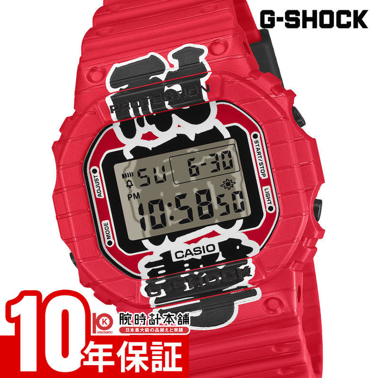 カシオ Gショック G-SHOCK DW-5600AKA-4JR 男性 ちょうちん 日本文化