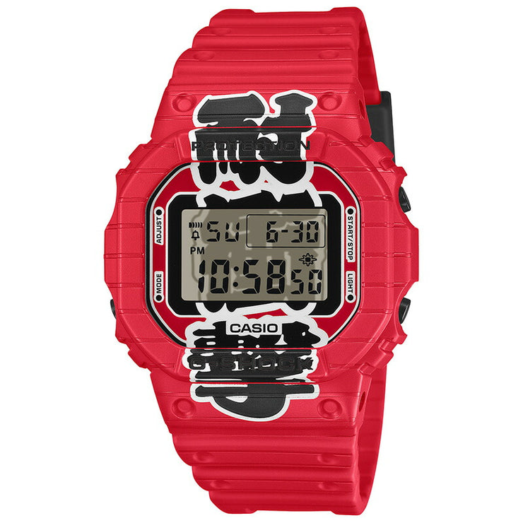 カシオ Gショック G-SHOCK DW-5600AKA-4JR 男性 ちょうちん 日本文化