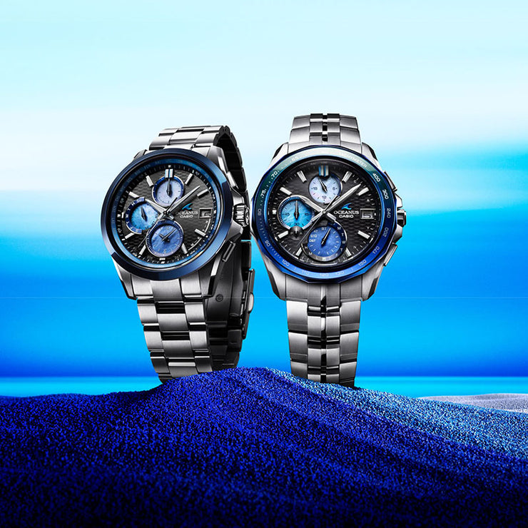 カシオ オシアナス OCEANUS CLASSIC LINE 阿波藍 日本限定800本 OCW-T2600AP-1AJF 男性 クラシックライン インディゴ