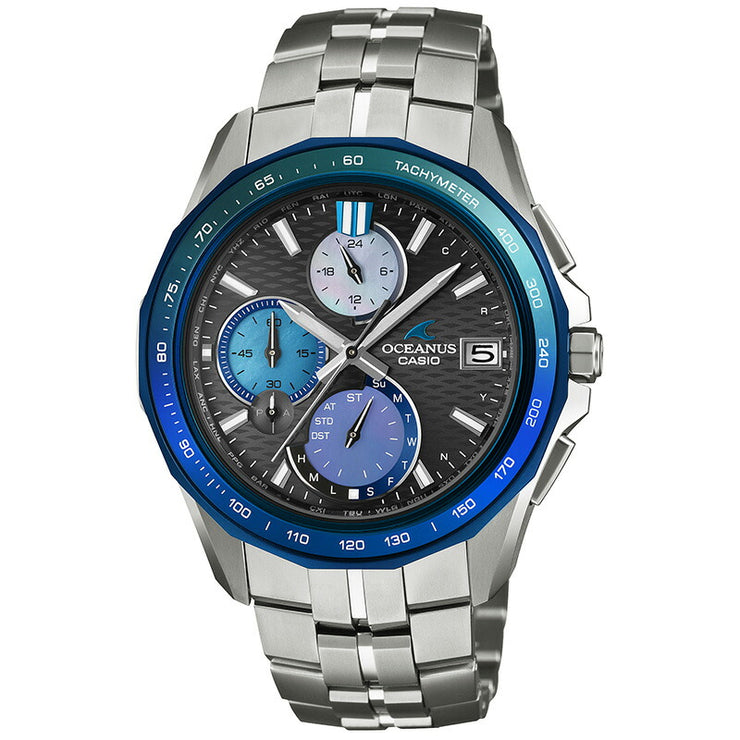 カシオ オシアナス OCEANUS Manta 阿波藍 世界限定1300本 OCW-S7000AP-1AJF 男性 マンタ インディゴ モバイルリンク