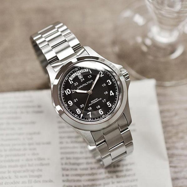 ハミルトン カーキ HAMILTON フィールドキングオート H64455133 メンズ