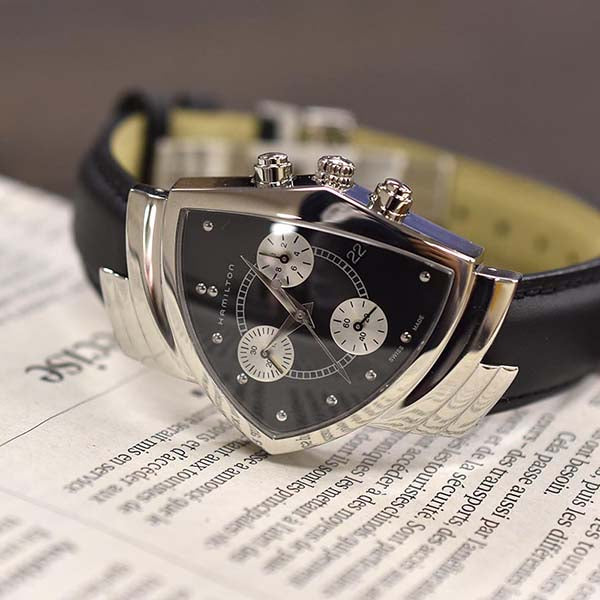 ハミルトン ベンチュラ HAMILTON クロノグラフ H24412732 メンズ