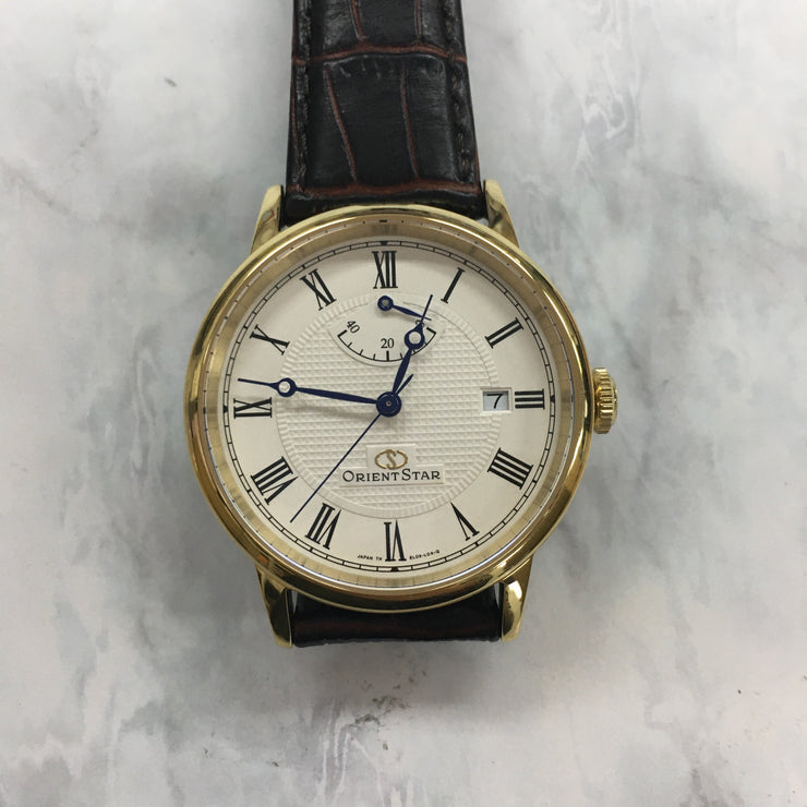 オリエントスター ORIENT ORIENTSTAR オリエントスター エレガントクラシック 機械式 自動巻き (手巻き付き) ウォームホワイト WZ0321EL メンズ