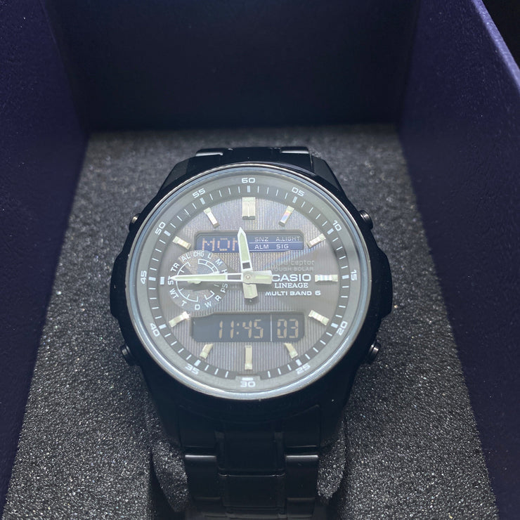 カシオ リニエージ LINEAGE ソーラー電波 LCW-M300DB-1AJF メンズ 腕時計 時計