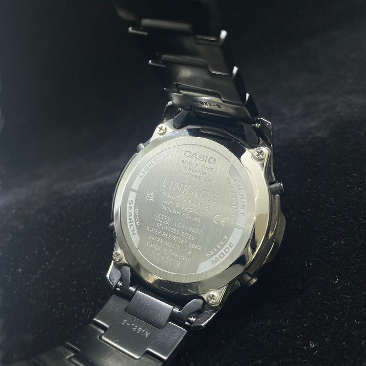 カシオ リニエージ LINEAGE ソーラー電波 LCW-M300DB-1AJF メンズ 腕時計 時計