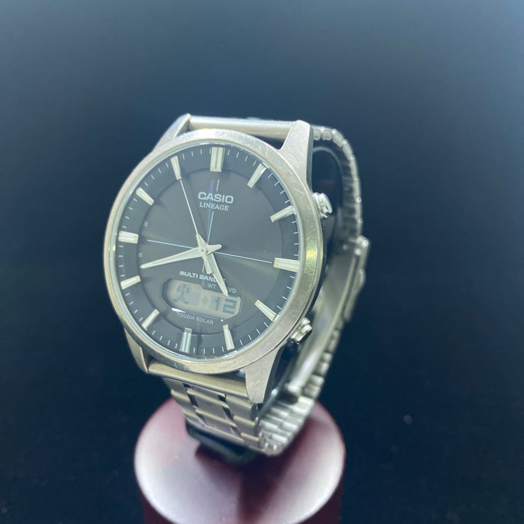 カシオ リニエージ LINEAGE ソーラー電波 LCW-M170D-1AJF メンズ