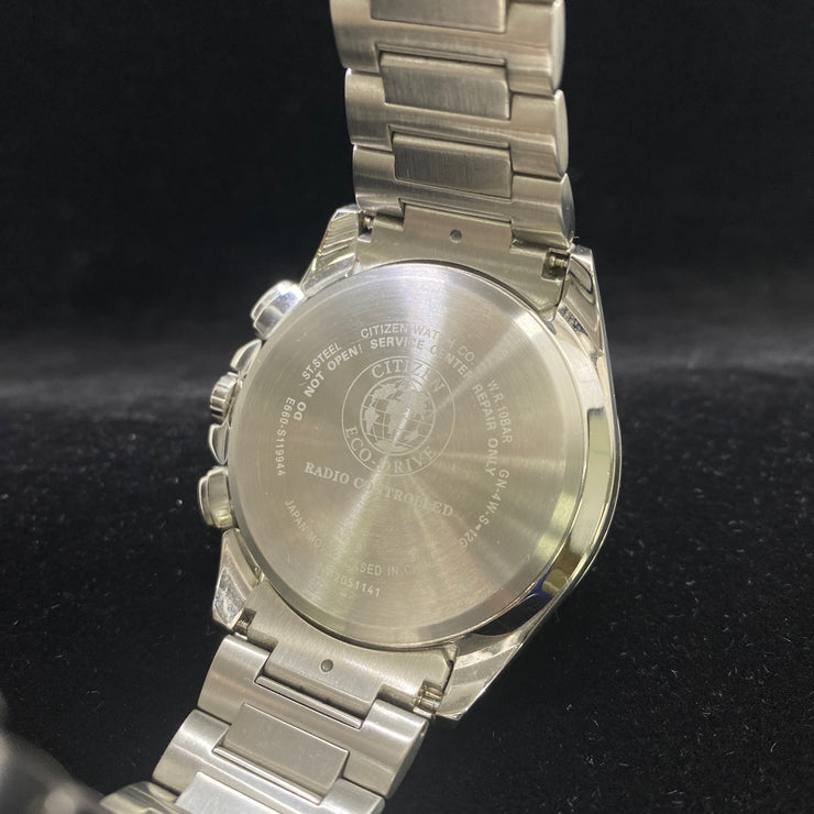 シチズンコレクション CITIZENCOLLECTION エコ・ドライブ電波時計 ダイレクトフライト クロノグラフ CB5870-91L メンズ
