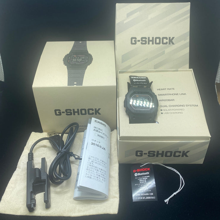 カシオ Gショック G-SHOCK G-SQUAD DW-H5600-1JR メンズ