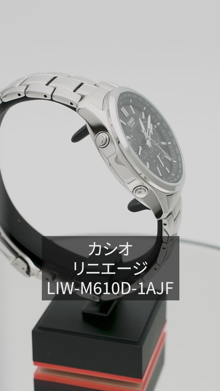 カシオ リニエージ LINEAGE ソーラー電波 LIW-M610D-1AJF メンズ