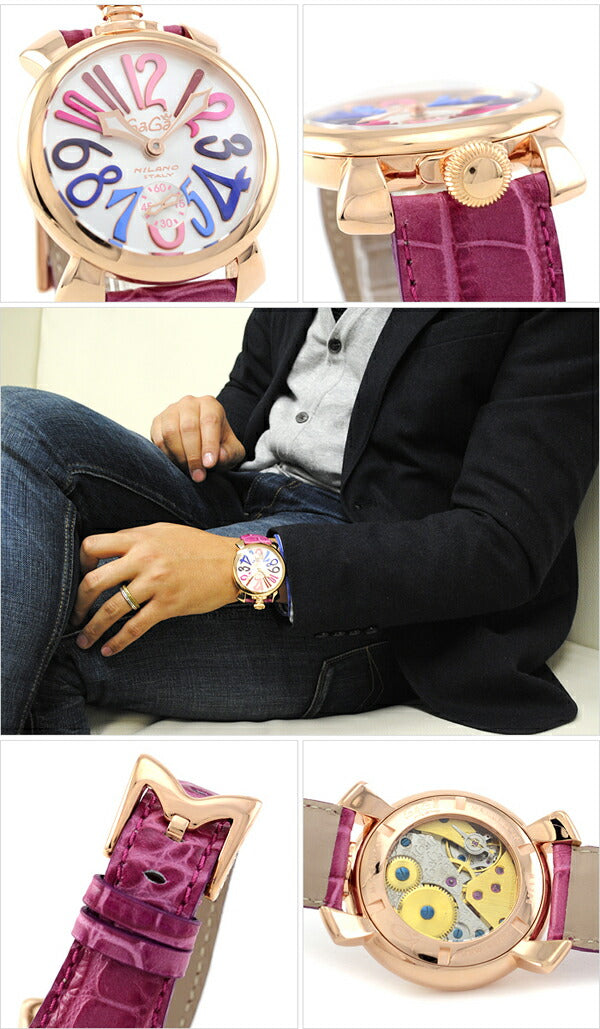 ガガミラノ GaGaMILANO マニュアーレ 48MM 5011.09S レディース