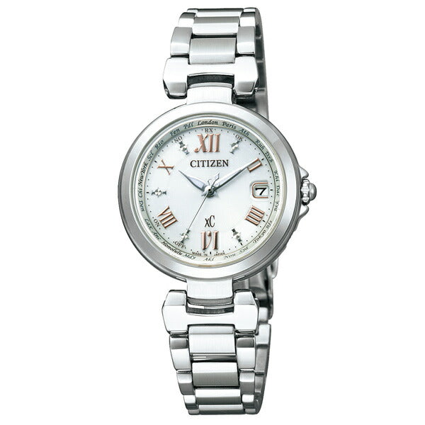 シチズン クロスシー XC ハッピーフライト ワールドタイム ソーラー電波 EC1030-50A レディース