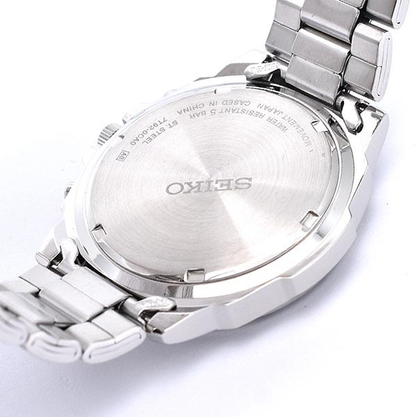 セイコー 逆輸入モデル SEIKO クロノグラフ SND191P1(SND191P) メンズ 腕時計 時計