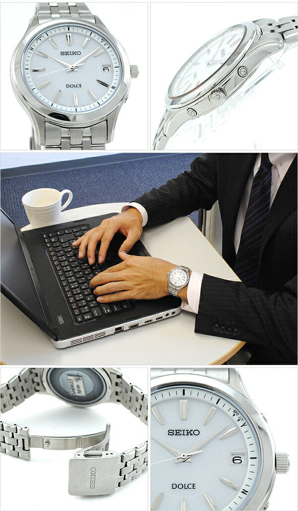 セイコー ドルチェ&エクセリーヌ DOLCE&EXCELINE ソーラー電波 10気圧防水 SADZ123 メンズ 腕時計 時計