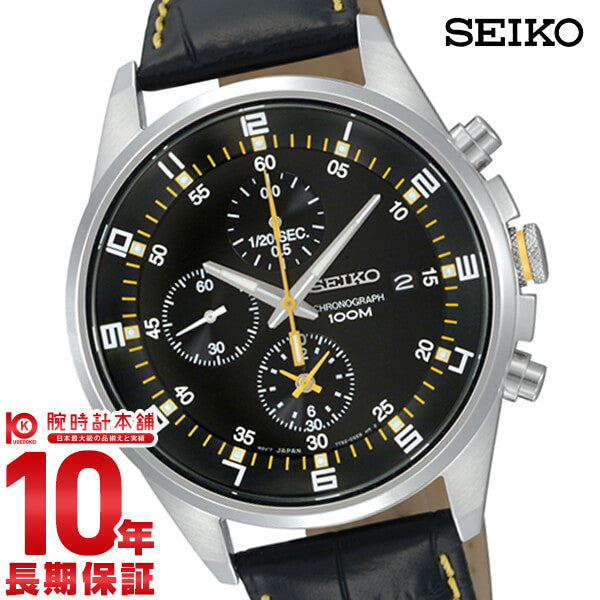 セイコー 逆輸入モデル SEIKO クロノグラフ 10気圧防水 SNDC89P2(SNDC89PD) メンズ
