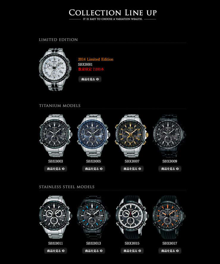 セイコー アストロン ASTRON GPS ソーラー電波 100m防水 SBXB011 メンズ