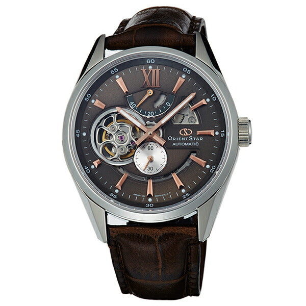 オリエントスター ORIENT オリエントスター モダンスケルトン 機械式 自動巻き (手巻き付き) ブラウングレー WZ0201DK メンズ 腕時計 時計