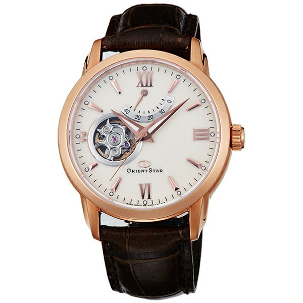 オリエントスター ORIENT オリエントスター セミスケルトン 機械式 自動巻き (手巻き付き) アイボリー WZ0211DA メンズ 腕時計 時計