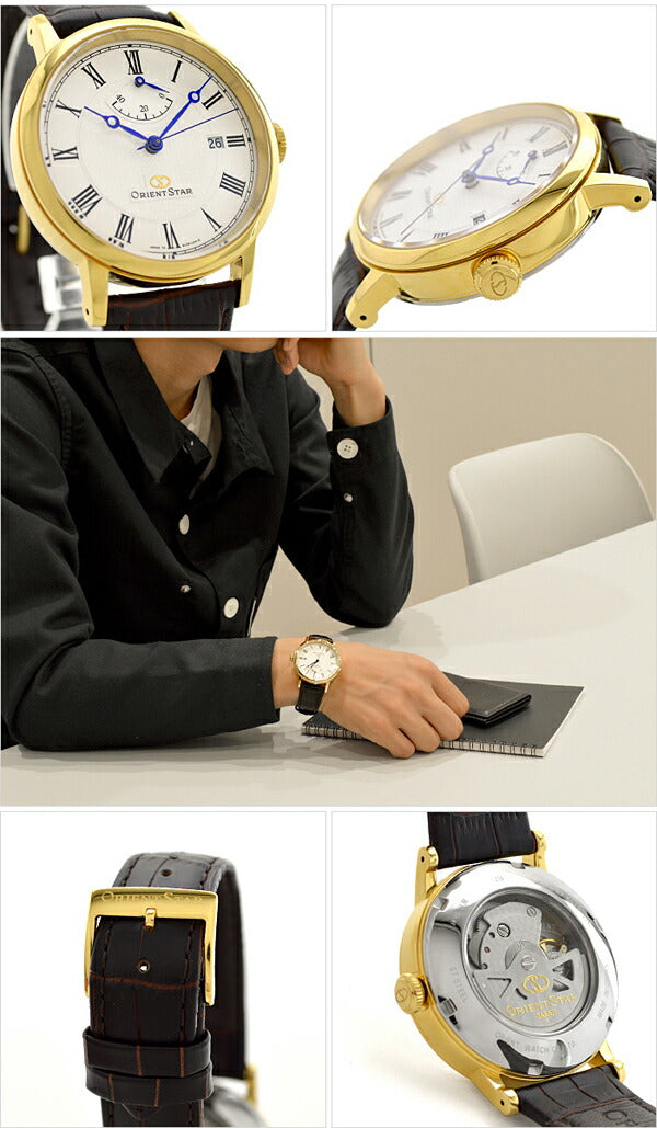 オリエントスター ORIENT ORIENTSTAR オリエントスター エレガントクラシック 機械式 自動巻き (手巻き付き) ウォームホワイト WZ0321EL メンズ