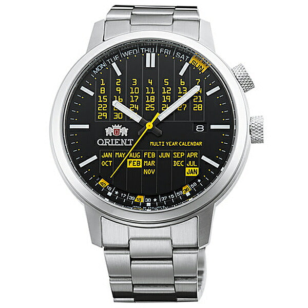 オリエント ORIENT スタイリッシュ&スマート スタイリッシュマルチイヤーカレンダー ブラック WV0871ER メンズ