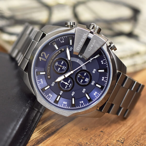 ディーゼル DIESEL メガチーフ クロノグラフ DZ4329 メンズ