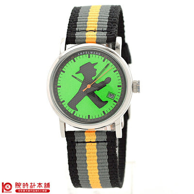 アンペルマン AMPELMANN クォーツ ラウンド グリーン ASC-4972-12 メンズ＆レディース 腕時計 時計