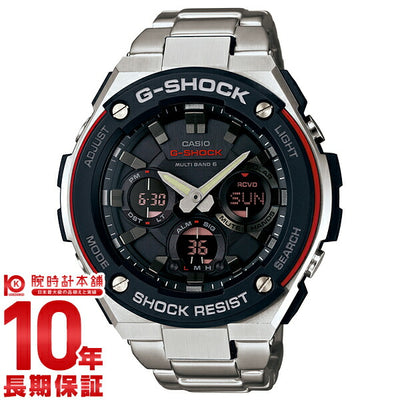 カシオ Ｇショック G-SHOCK Gスチール ソーラー電波 GST-W100D-1A4JF メンズ 腕時計 時計