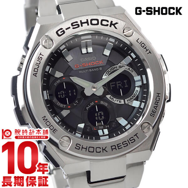 カシオ Gショック G-SHOCK Gスチール ソーラー電波 GST-W110D-1AJF メンズ