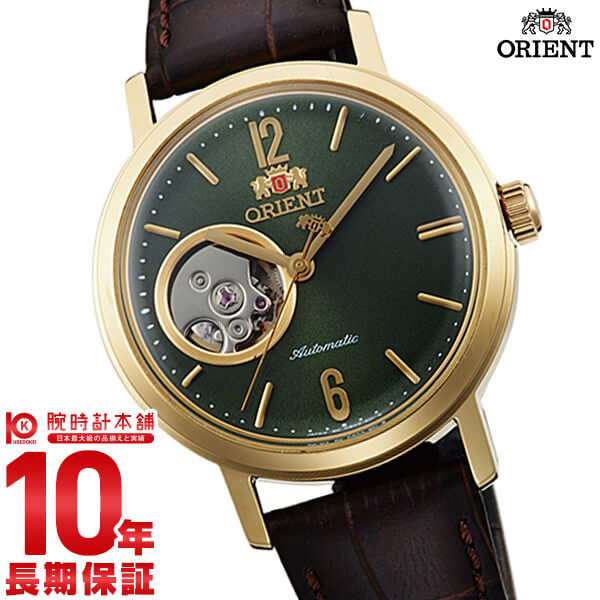 オリエント ORIENT スタイリッシュ&スマート SEMI SKELETON-C 機械式 自動巻き ラフグリーン WV0451DB ユニセックス