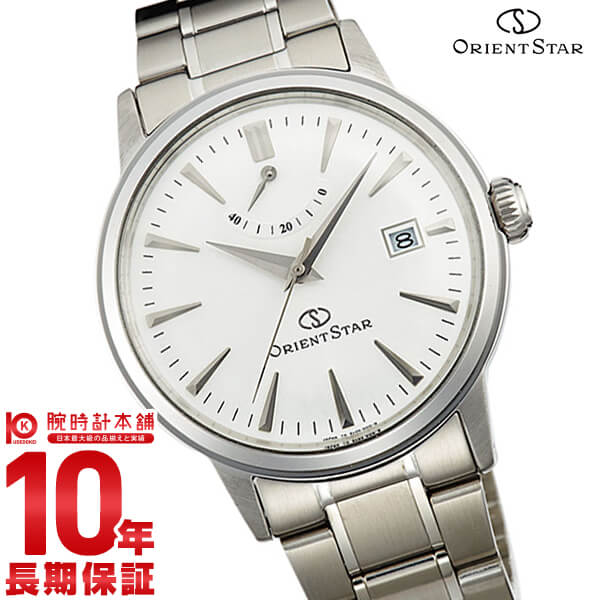 オリエントスター ORIENT オリエントスター クラシックパワーリザーブ 機械式 自動巻き(手巻き付き) ホワイト WZ0381EL メンズ