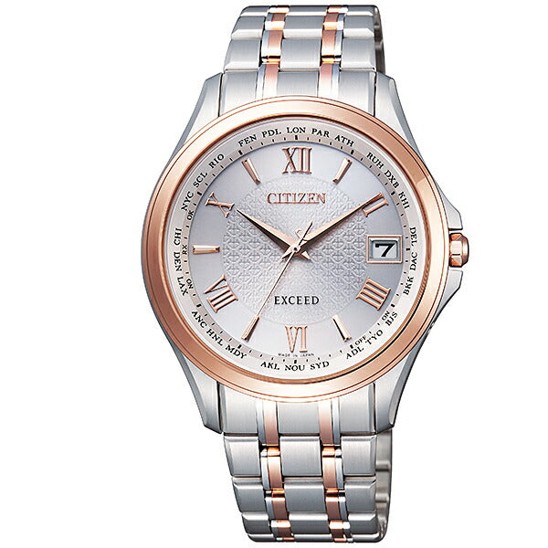 シチズン エクシード EXCEED ワールドタイム ソーラー電波 CB1084-51A メンズ