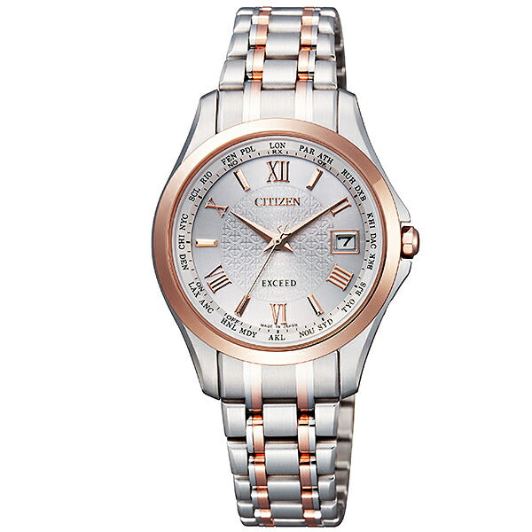 シチズン エクシード EXCEED ソーラー電波 EC1124-58A レディース