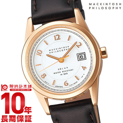 マッキントッシュフィロソフィー MACKINTOSHPHILOSOPHY ペアウォッチ ソーラー ハードレックス 10気圧防水 FDAD997 レディース 腕時計 時計