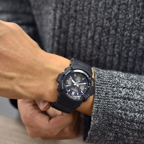 カシオ Gショック G-SHOCK ソーラー電波 AWG-M100SB-2AJF メンズ
