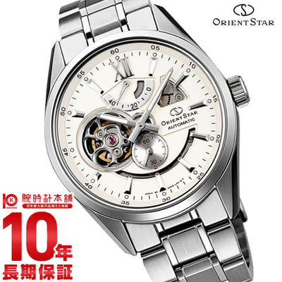 オリエントスター ORIENT オリエントスター モダンスケルトン 機械式 自動巻き (手巻き付き) アイボリー WZ0281DK メンズ 腕時計 時計