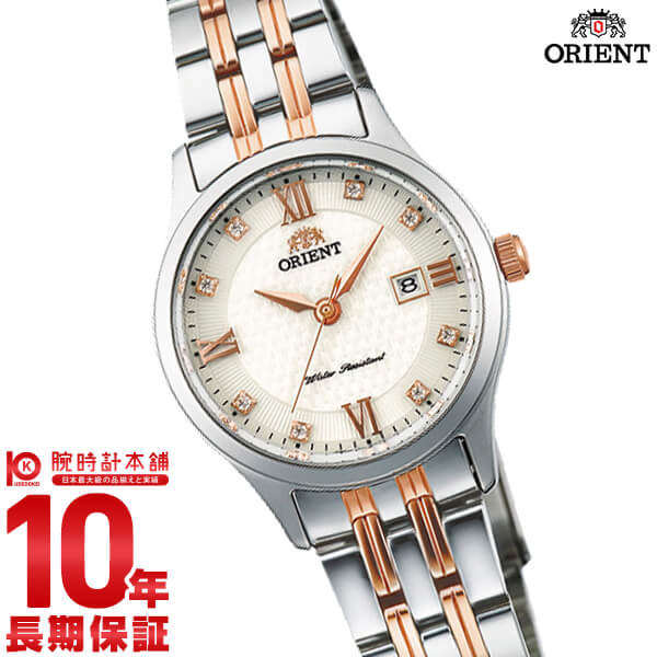 オリエント ORIENT ワールドステージコレクション クオーツ ミルキーホワイト WV0111SZ レディース