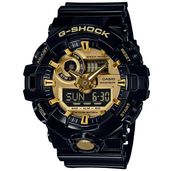 カシオ Gショック G-SHOCK GA-710GB-1AJF メンズ