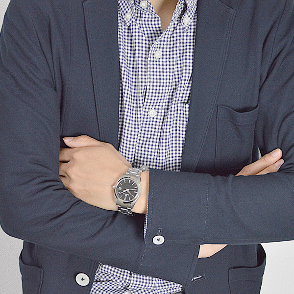 セイコー グランドセイコー GRANDSEIKO 9Fクオーツ 10気圧防水 ブラック SBGX261 メンズ