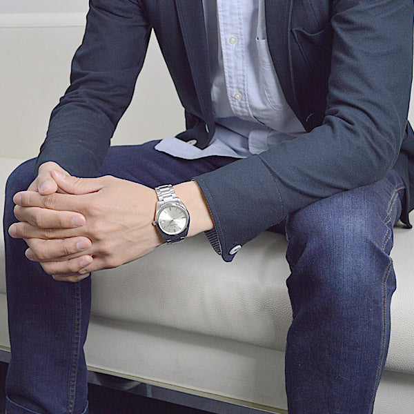 セイコー グランドセイコー GRANDSEIKO 9Fクオーツ 10気圧防水 シルバー SBGX263 メンズ