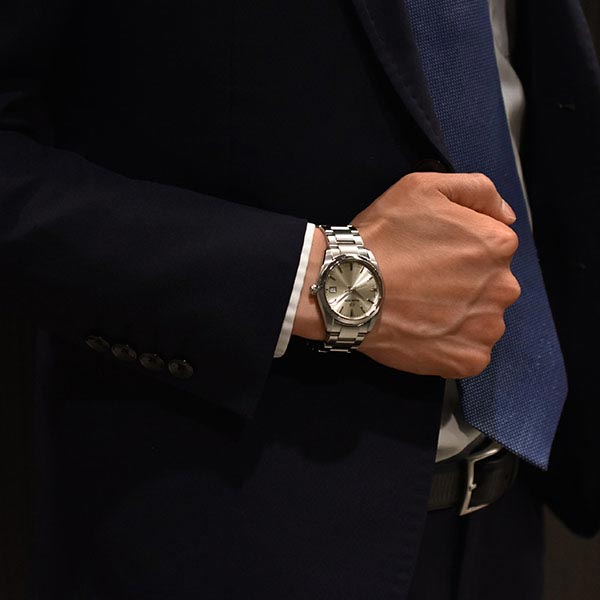 セイコー グランドセイコー GRANDSEIKO 9Fクオーツ 10気圧防水 シルバー SBGX263 メンズ