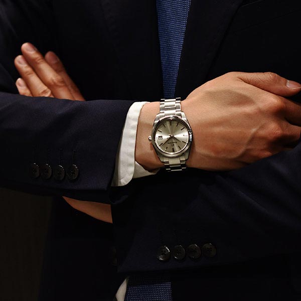 セイコー グランドセイコー GRANDSEIKO 9Fクオーツ 10気圧防水 シルバー SBGX263 メンズ