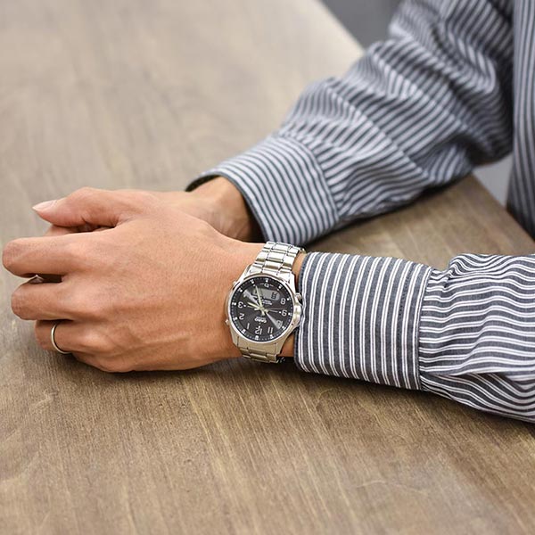 カシオ リニエージ LINEAGE LCW-M100DE-1A3JF メンズ