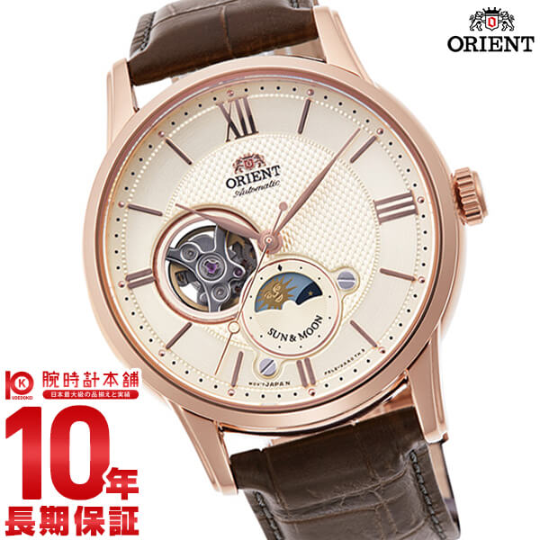 オリエントSUN & MOON RN-AS0002S メンズ腕時計 Amazon.com: ORIENT Classic Sun & Moon Mechanical Watch RN-AK0001S