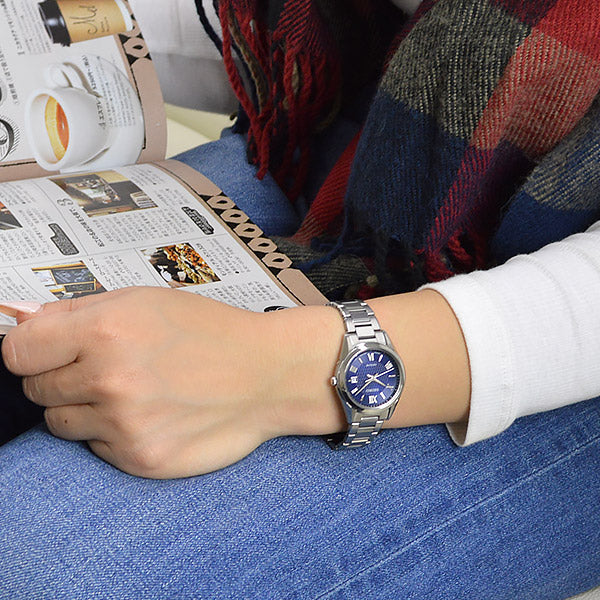 セイコー ドルチェ&エクセリーヌ DOLCE&EXCELINE ソーラー電波 電波ソーラー ソーラー チタン SWCW147 レディース