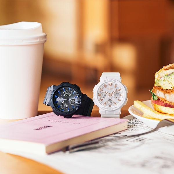 カシオ ベビーG CASIO BABY-G BGA-2500-1AJF ソーラー 電波 ネオンイルミネーター 腕時計 レディース Beach Traveler Series ブラック