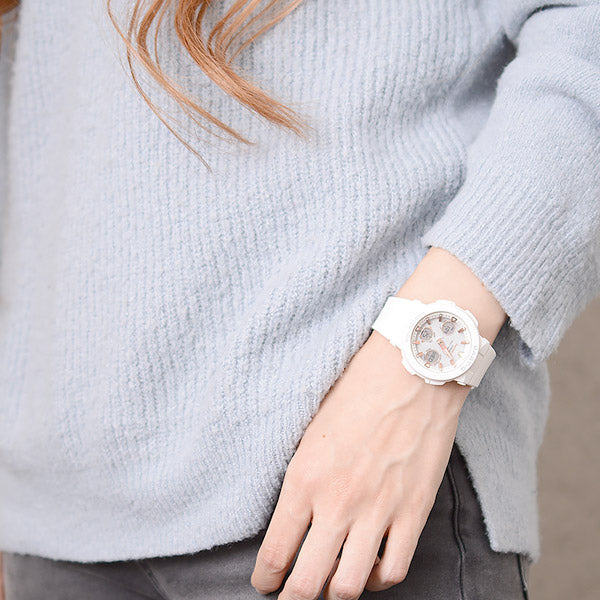 カシオ ベビーG CASIO BABY-G BGA-2500-7AJF 電波 ソーラー Beach Traveler Series ネオンイルミネーター 電波時計 レディース 腕時計 ホワイト 時計