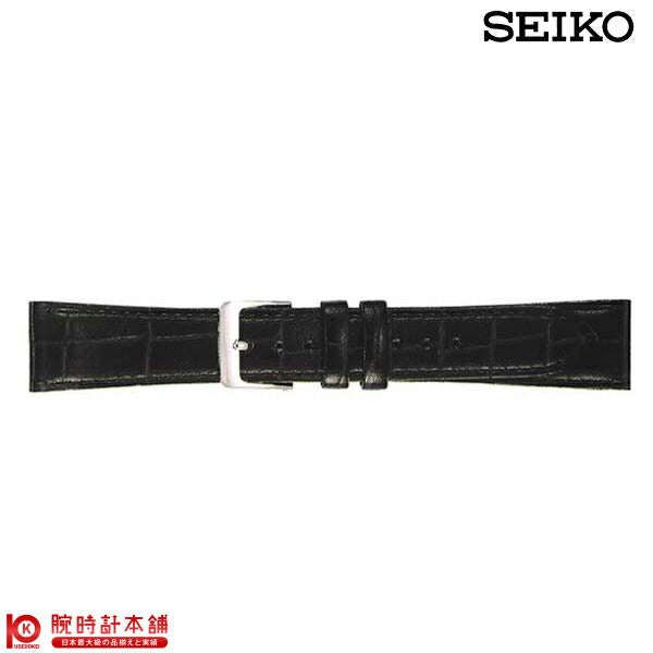 替えベルト セイコー(正規品) 牛革ワニ竹斑型押切身はっ水ステッチ付 マット調仕上げ カン幅:19mm DXK5A ユニセックス