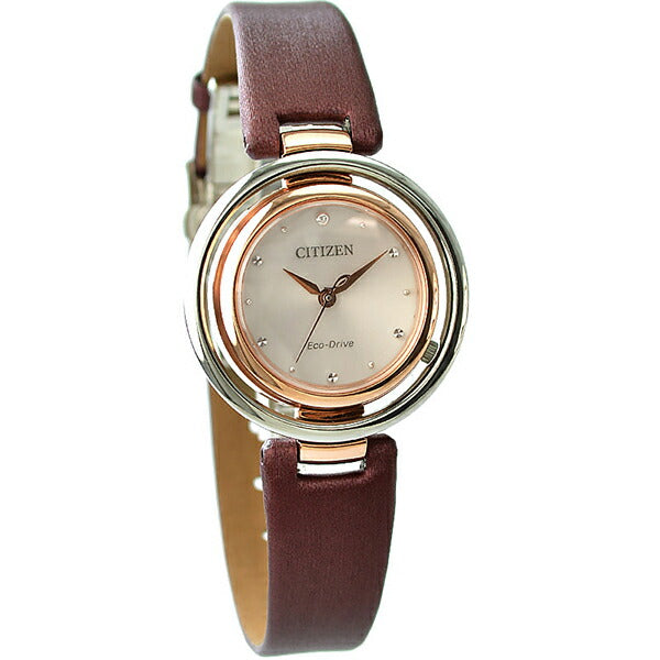シチズン シチズンエル CITIZENL エコドライブ EM0669-21X レディース