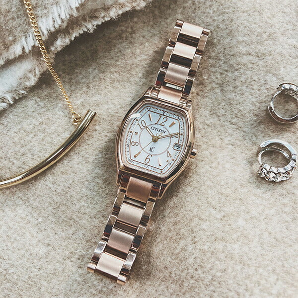 シチズン クロスシー XC エコドライブ電波時計 サクラピンク ES9354-69A レディース